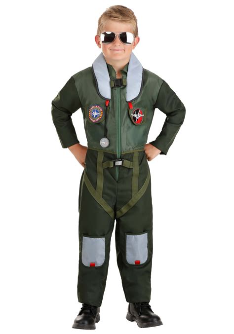 kids fighter jet pilot costume